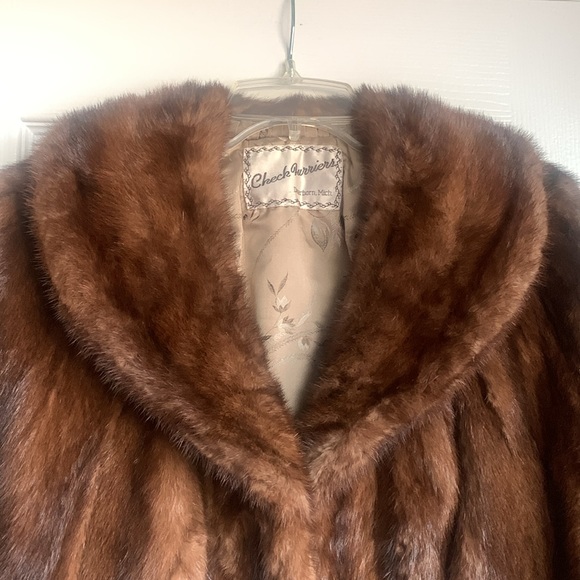 Vintage Genuine Fur Brown Stole - Picture 3 of 10